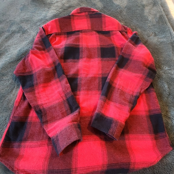 Old Navy Plaid Flannel Shirt Size L - Picture 3 of 9